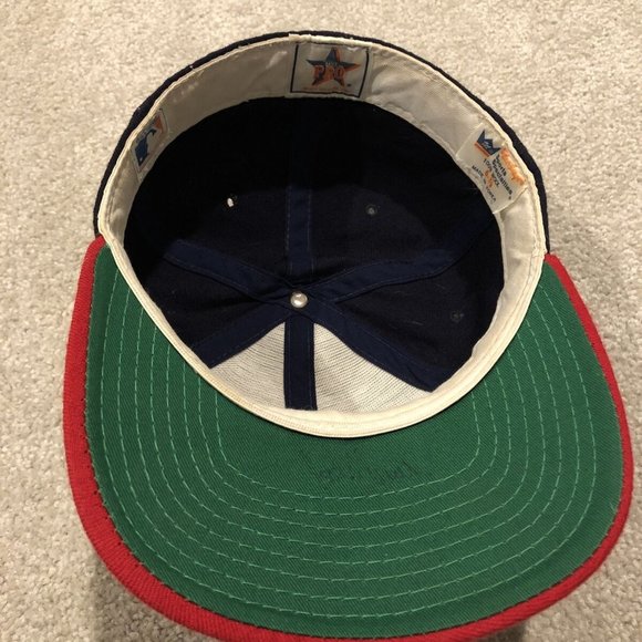 Vintage Atlanta Braves Fitted Cap Hat The Pro Wool Fitted 6 7/8 - Picture 9 of 9